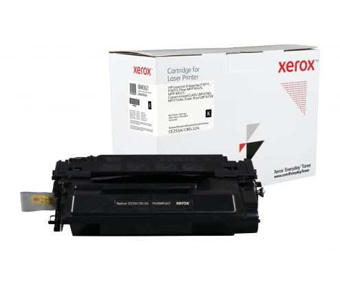 Toner xerox negro everyday compatible hp CE255A CRG-324 6000 paginas 006R03627