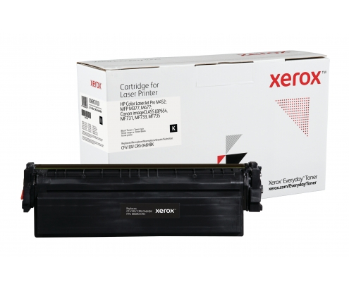 Toner xerox negro everyday compatible hp CF410X CRG-046HBK 6500 paginas 006R03700
