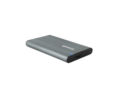 TooQ Caja Externa para Discos de 2,5â€ HDD/SSD, Gris