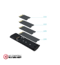 TooQ Caja Externa para SSD M.2 NVMe PICe, Negra