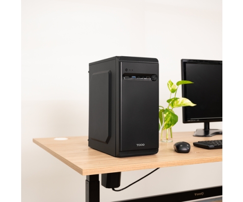 TooQ Caja Minitorre Micro-ATX “DODEKA ULTRA” Negra