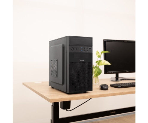 TooQ Caja Minitorre Micro-ATX “ISOBOX ULTRA”, Negra