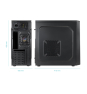 TooQ Caja Semitorre ATX “PRISMA ULTRA” Negra