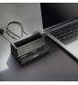 TooQ Docking Station USB-C 3.2 Gen 2 Dos Bahías para SSD M.2 NVMe + Bahía para 2,5