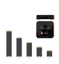 TooQ Docking Station USB-C 3.2 Gen 2 Dual Bay para SSD M.2 NGFF/NVMe Clonador, Negro