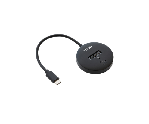 TooQ Docking Station USB-C 3.2 Gen 2x1 para SSD M.2 NVMe PICe, Negra