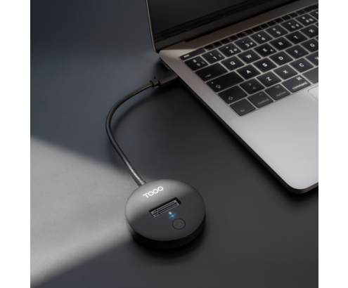 TooQ Docking Station USB-C 3.2 Gen 2x1 para SSD M.2 NVMe PICe, Negra