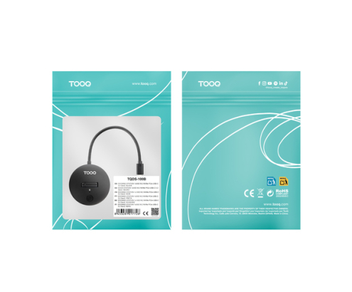 TooQ Docking Station USB-C 3.2 Gen 2x1 para SSD M.2 NVMe PICe, Negra