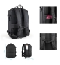 TooQ Mochila de viaje con sistema de compresión al vacío y bomba de aire