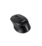 TooQ Ratón inalámbrico, 1600 DPI, 4 Botones, Negro