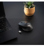 TooQ Ratón inalámbrico, 1600 DPI, 4 Botones, Negro