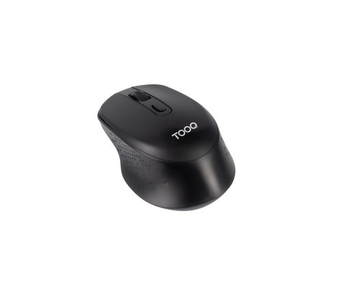 TooQ Ratón inalámbrico, 1600 DPI, 4 Botones, Negro