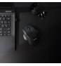 TooQ Ratón Inalámbrico Ergonómico 1600 DPI, 6 botones, Negro