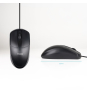 TooQ Ratón óptico con cable USB, 1000 DPI