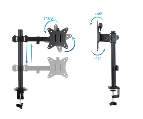 TooQ Soporte de Mesa para 2 Pantallas 17