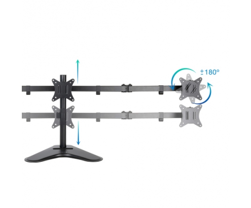 TooQ Soporte de Mesa para 3 Pantallas 17