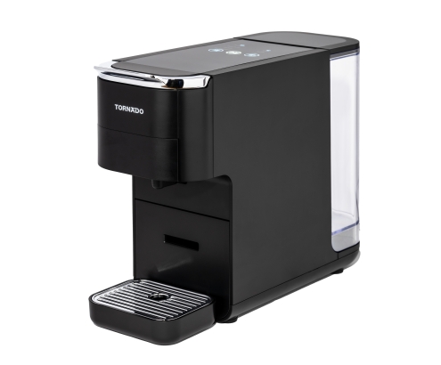 TORNADO TCM7042-GS cafetera eléctrica Totalmente automática Macchina per caffè a capsule 1,5 L