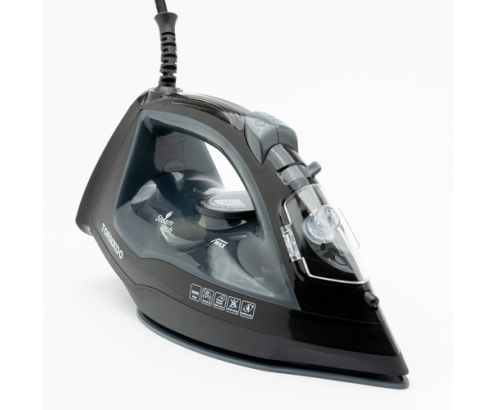 TORNADO TST-2000G plancha Plancha a vapor Suela de cerámica 2000 W Negro