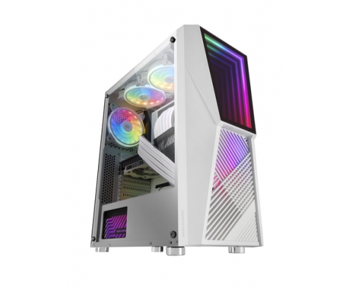 Torre Mars Gaming Iluminación RGB ATX Blanco