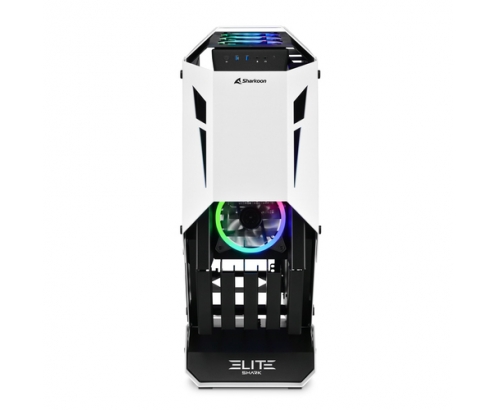 Torre Sharkoon ELITE SHARK CA700 RGB Negro, Blanco