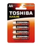 Toshiba LR6GCA BP-4C pila doméstica BaterÍ­a de un solo uso AA Alcalino