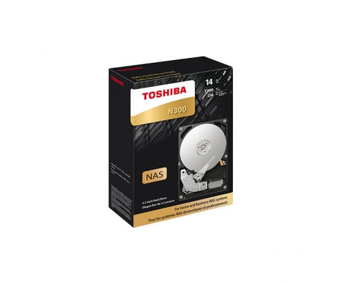 Toshiba N300 Disco 3.5 12000 GB serial ata III 7200rpm nas HDWG21CEZSTA