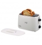 TOSTADOR DE PAN JATA 750W DOS RANURAS EXTRA ANCHAS 6 POSICIONES TOSTADO CENTRADO AUTOMATICO DEL PAN BANDEJA RECOGEMIGAS TT331