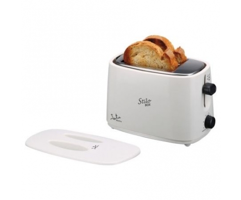 TOSTADOR DE PAN JATA 750W DOS RANURAS EXTRA ANCHAS 6 POSICIONES TOSTADO CENTRADO AUTOMATICO DEL PAN BANDEJA RECOGEMIGAS TT331