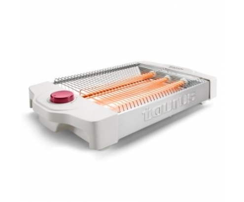 Tostador plano taurus neptuno plus 900w 12 niveles de tostado 3 resistencias cuarzo apto todo tipo pan bolleria blanco 960651000