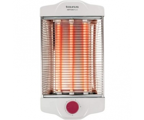Tostador plano taurus neptuno plus 900w 12 niveles de tostado 3 resistencias cuarzo apto todo tipo pan bolleria blanco 960651000