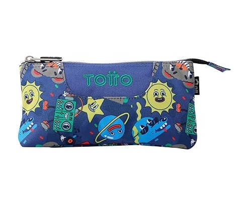 Totto Estuche Escolar 3 compartimentos tablero Tello