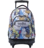 Totto Mochila Escolar con ruedas Renglones Lazel