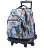 Totto Mochila Escolar con ruedas Renglones Lazel