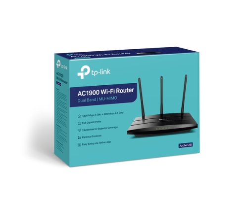 TP-Link Archer A8 router inalámbrico Gigabit Ethernet Doble banda (2,4 GHz / 5 GHz) Negro