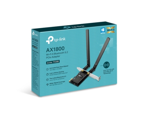 TP-Link Archer TX20E Interno WLAN / Bluetooth 1800 Mbit/s