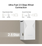 TP-Link BE3600 Transmisor y receptor de red Blanco 2500 Mbit/s