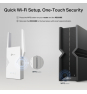 TP-Link BE3600 Transmisor y receptor de red Blanco 2500 Mbit/s