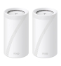 TP-Link Deco BE85 (2-Pack) Tribanda (2.4 GHz / 5 GHz / 6 GHz) Wi-Fi 7 (802.11be) Blanco 4 Interno