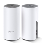 TP-Link Deco E4 (2-pack) Doble banda (2,4 GHz / 5 GHz) Wi-Fi 5 (802.11ac) Blanco, Gris Interno