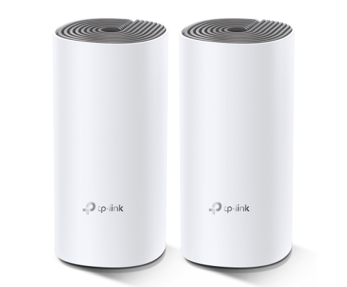 TP-Link Deco E4 (2-pack) Doble banda (2,4 GHz / 5 GHz) Wi-Fi 5 (802.11ac) Blanco, Gris Interno