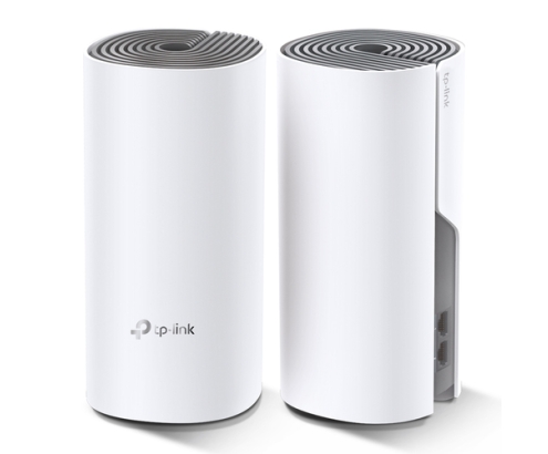 TP-Link Deco E4 (2-pack) Doble banda (2,4 GHz / 5 GHz) Wi-Fi 5 (802.11ac) Blanco, Gris Interno