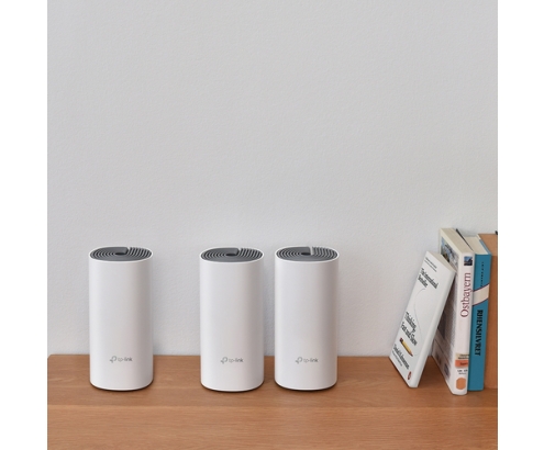 TP-Link Deco E4 (3-pack) Doble banda (2,4 GHz / 5 GHz) Wi-Fi 5 (802.11ac) Blanco, Gris 2 Interno