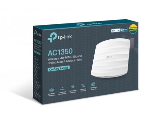 TP-Link EAP225 router inalámbrico Gigabit Ethernet Doble banda (2,4 GHz / 5 GHz) 4G Blanco