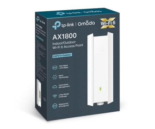 TP-LINK EAP610-OUTDOOR punto de acceso inalámbrico 1201 Mbit/s Blanco EnergÍ­a sobre Ethernet (PoE)