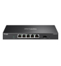 TP-Link ES206XPP-M2 switch Gestionado L2 2.5G Ethernet (100/1000/2500) Energía sobre Ethernet (PoE) Montaje en pared/escritorio Negro