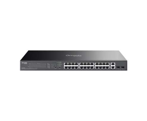 TP-Link ES228GP switch Gestionado L2 Gigabit Ethernet (10/100/1000) Energía sobre Ethernet (PoE) Negro