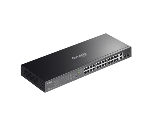 TP-Link ES228GP switch Gestionado L2 Gigabit Ethernet (10/100/1000) Energía sobre Ethernet (PoE) Negro
