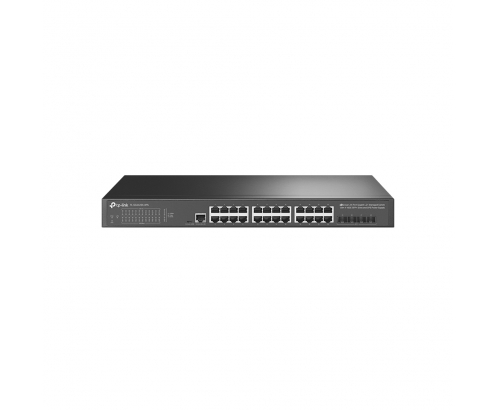 TP-Link JetStream TL-SG3428X-UPS switch Gestionado L2+/L3 Gigabit Ethernet (10/100/1000) 1U Negro