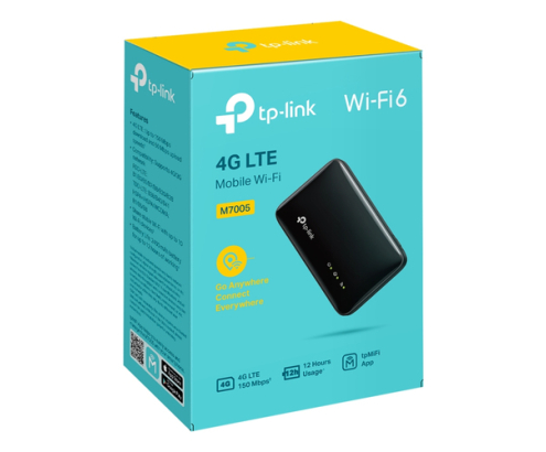 TP-Link M7005 router inalámbrico Banda única (2,4 GHz) 4G Negro