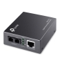 TP-Link MC210CS convertidor de medio 1000 Mbit/s 1310 nm Monomodo Negro